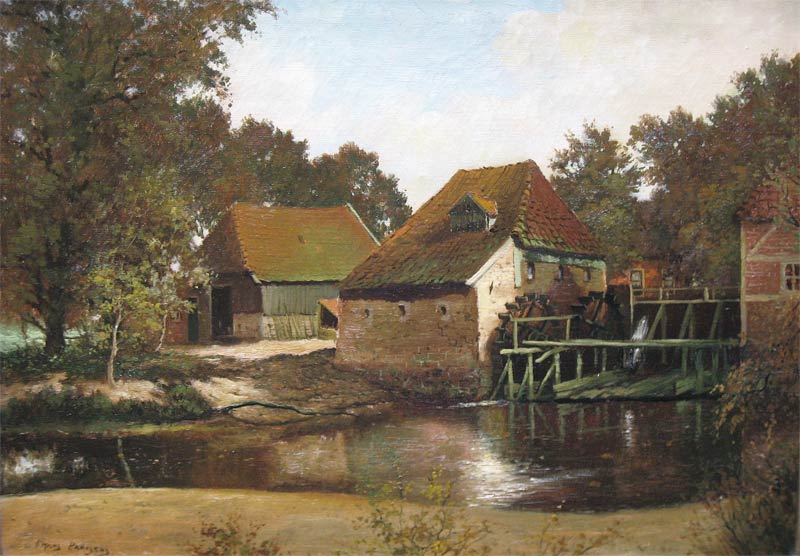 Baaijens, Frans Baaijens was born on 17th januar 1896 in Enschede en he died in 1970. He was a painter of landscapes.