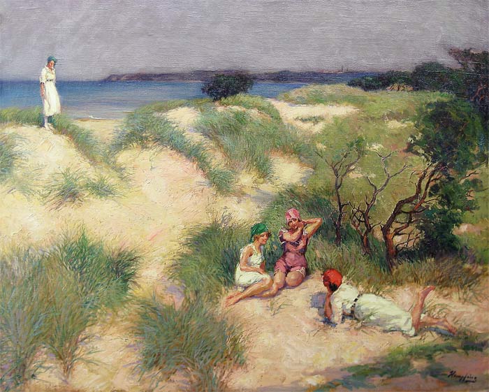 In de duinen aan de kust (Wilhelm Hempfing)
