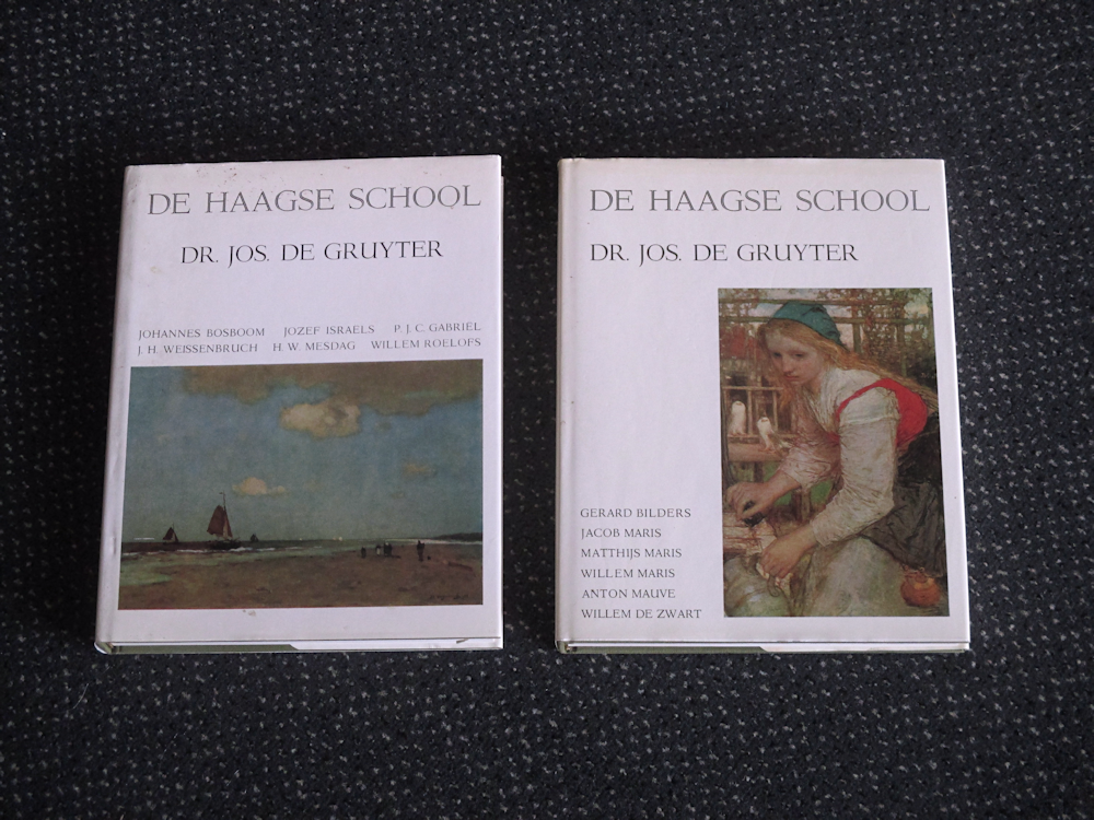 De Haagse school twee delen, hard cover, 20,- euro