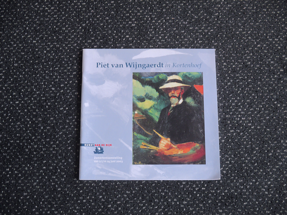 Piet Wijngaerdt in de Kortenhoef, 2003, 39 pag. soft cover, 8,- euro
