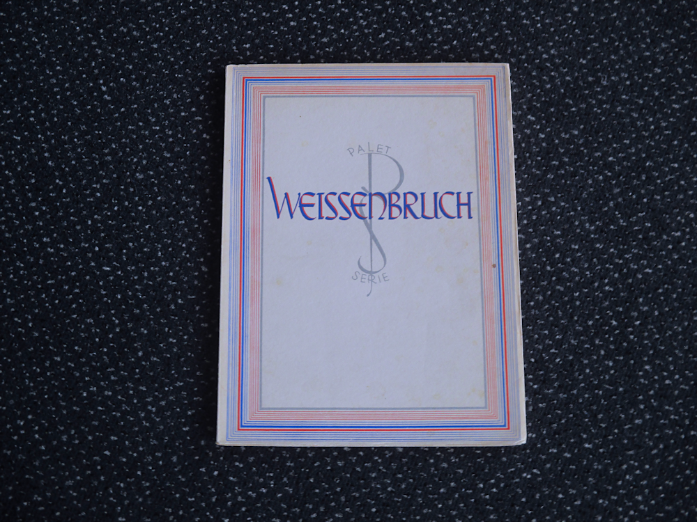 Weissenbruch, 60 pag. soft cover, 4,- euro