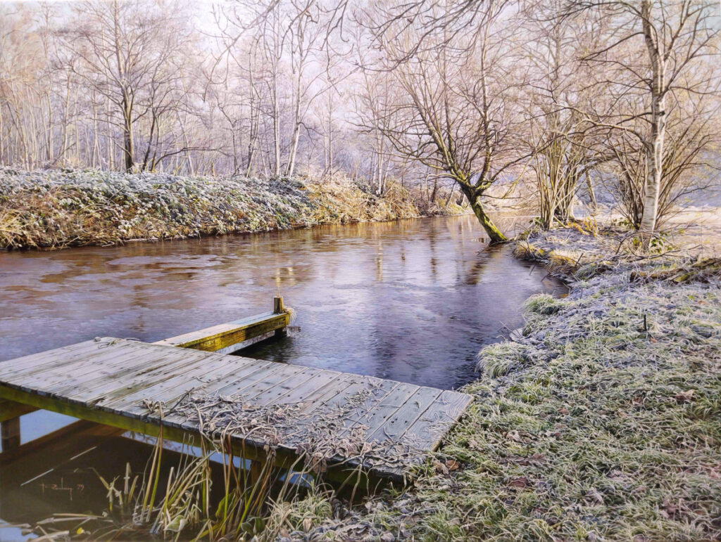 Aureliu Prodan, bij Groningen, 60x80cm doekmaat, nr. 46