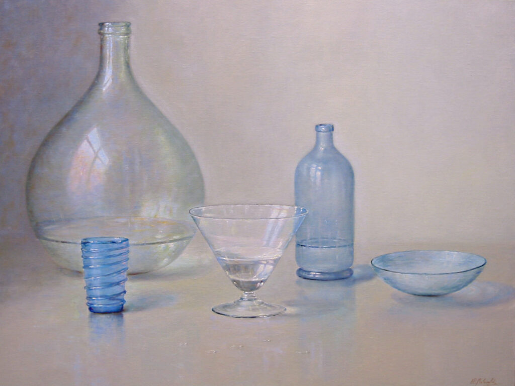 Ed Moleveld, glas stilleven, olieverf op linnen, afmeting 60x80cm doekmaat, 1950,- euro, nr. 11