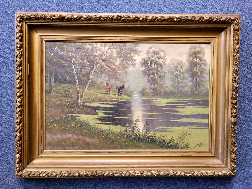 <strong>A. Sluiter, 46x70cm doekmaat, incl. lijst, 125,- euro, nr. 6</strong>