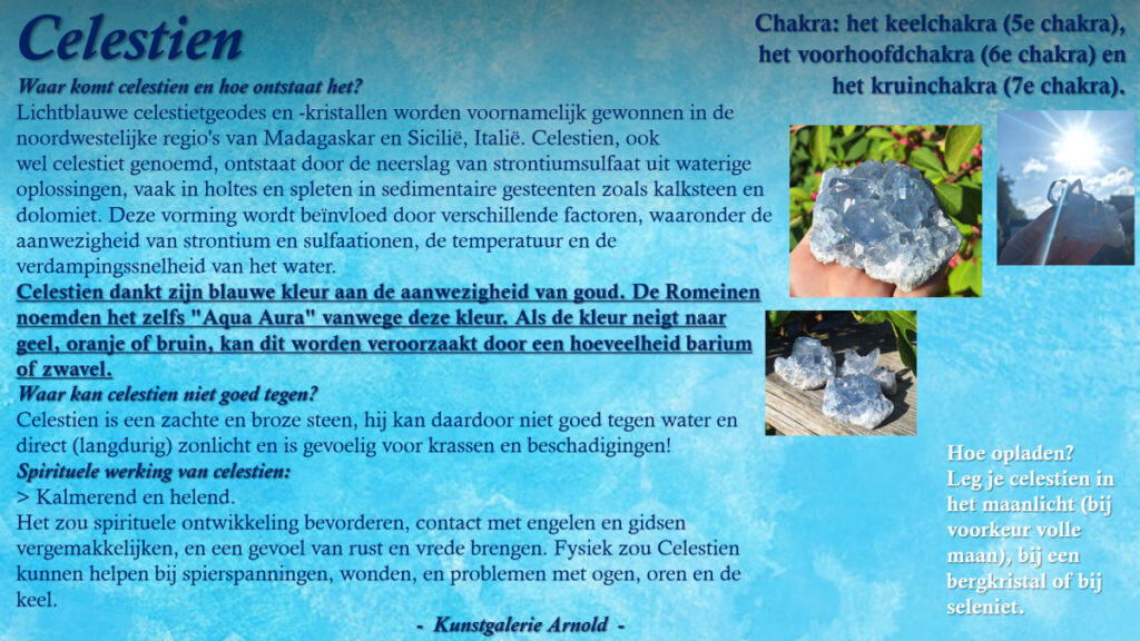 Celestien, beschrijving
