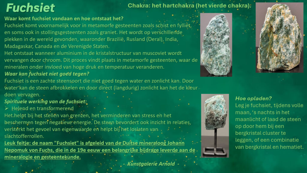Fuchsiet, beschrijving