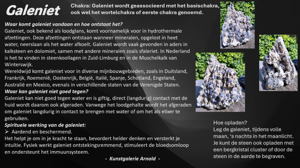 Galeniet, beschrijving