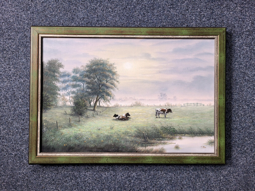 Gesigneerd, C.J. Kleijn, 40x60 doek, incl. lijst, 100,- euro, nr. 11