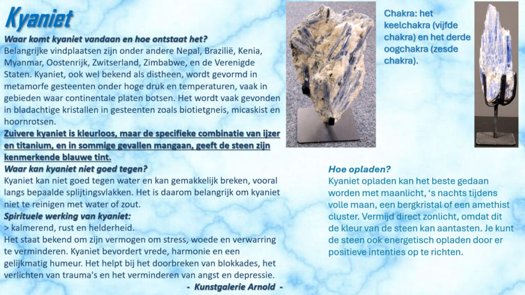 Kyaniet, beschrijving