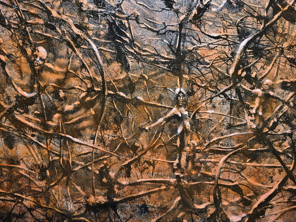 Igor Smirnov, 80x110cm paneel, detailfoto, nr. 1

Smirnov, I. Smirnov, Igor Smirnov 1975-
Smirnov, Igor Smirnov geboren op 9 januari 1975 te St. Petersburg.
Volgde een opleiding op de Kunstschool eveneens te St. Petersburg van 3 jaar. Verbleef omstreeks 1996 een half jaar lang in Duitsland, waarna hij zich vestigde in Nederland.
Hij volgde de 5 jarige studie op de Kunstakademie te Groningen (Minerva), welke hij met succes afronde.
Hij heeft ondermeer les gehad van Asaph Ban Menahen, Gijs Frieling en Wim Jonkman.
Igor Smirnov weet de hedendaagse tijd vast te leggen in zijn vorm van schilderen, soms schokkend en dreigend, maar ook positief, kleurrijk, direkt en open.
Achter elk schilderij zit een eigen werkelijkheid aldus deze kunstenaar.

Smirnov, I. Smirnov, Igor Smirnov is born in st.Petersburg in 1975.